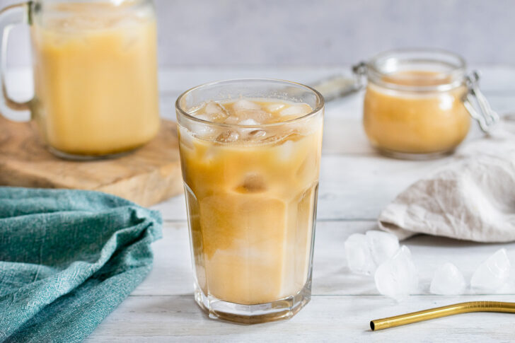 Veganer Eiskaffee