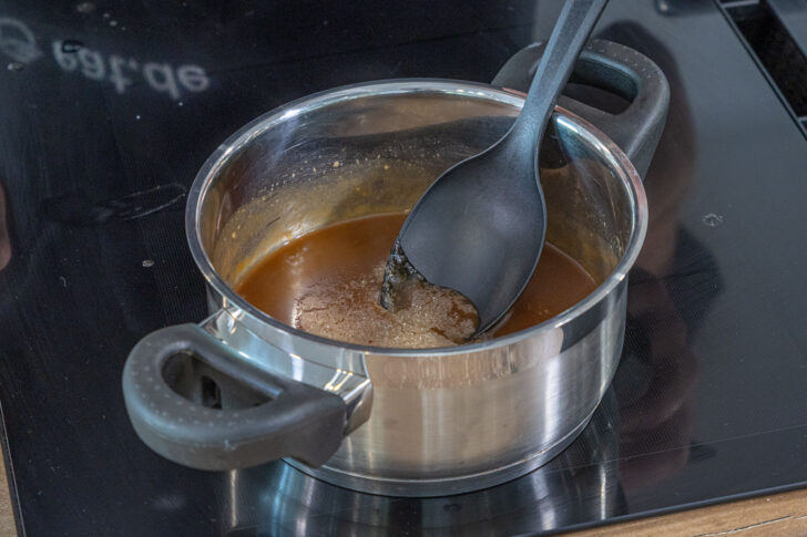 Salz abschöpfen