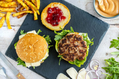 Wildschwein-Burger