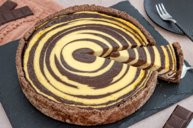 Zebra Käsekuchen