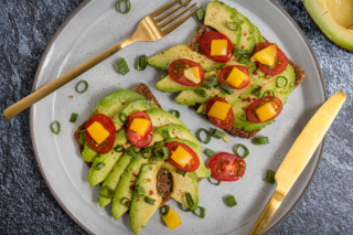 5 Minuten Avocado Brot