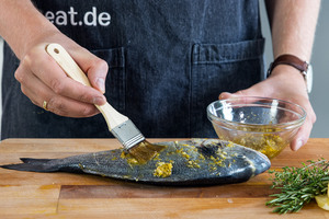 Dorade bestreichen