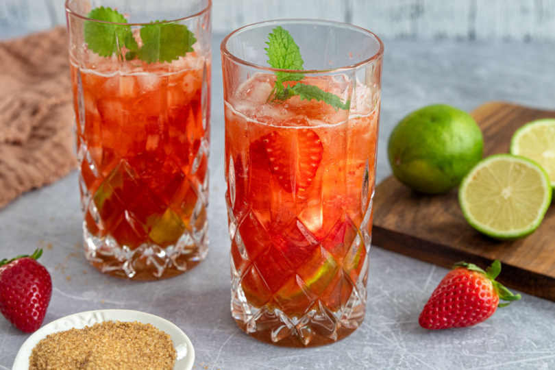 Erdbeer Caipirinha
