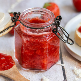 Erdbeermarmelade vollkommen ohne Zucker
