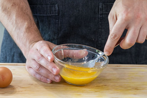 Eier verquirlen