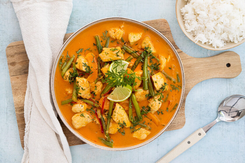 Hähnchencurry mit Kokosmilch