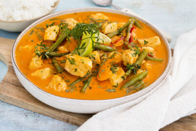 Hähnchencurry mit Kokosmilch