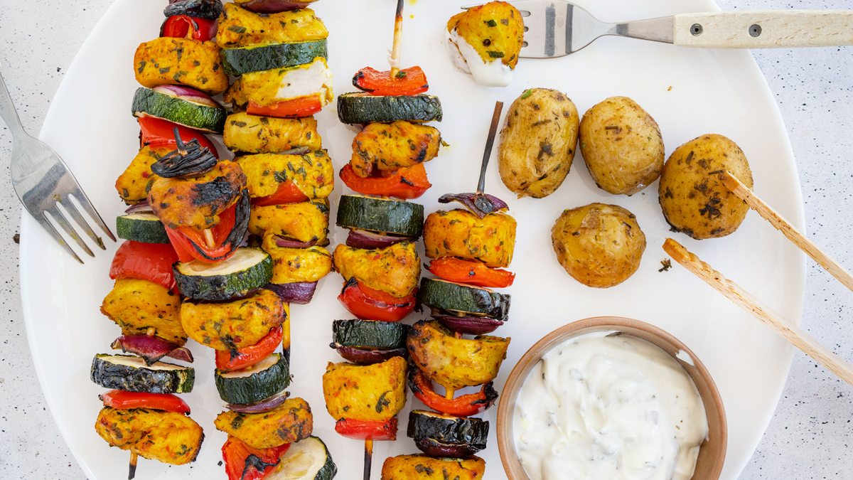Zarte Hähnchenspieße vom Grill | Rezept