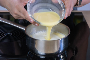 Pudding anrühren