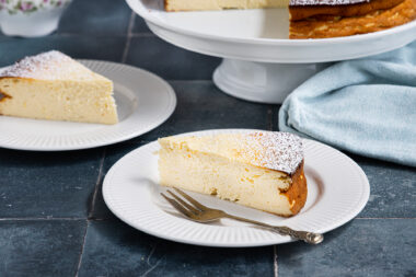 Klassischer Quarkkuchen ohne Boden