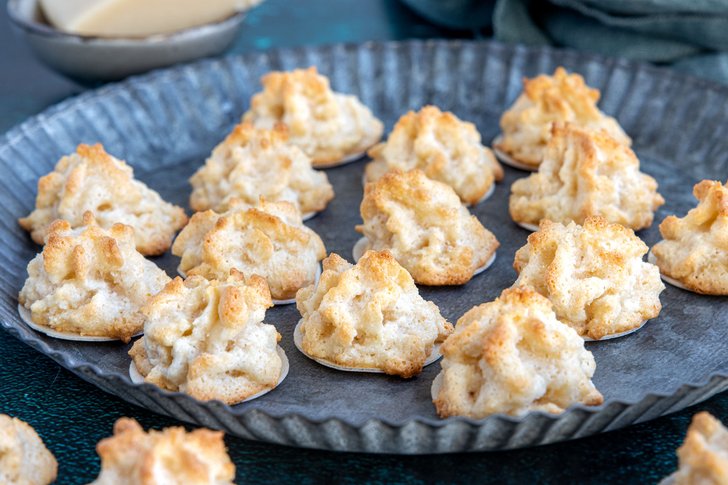 Kokosmakronen mit Marzipan