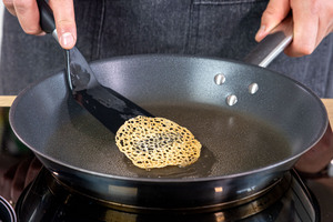 Korallen Hippe in Pfanne backen
