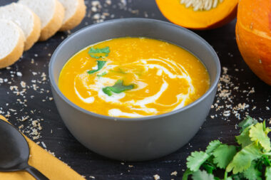 Kürbissuppe mit Kokosmilch