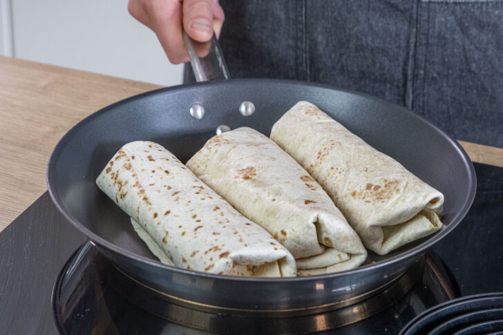 Wraps anbraten
