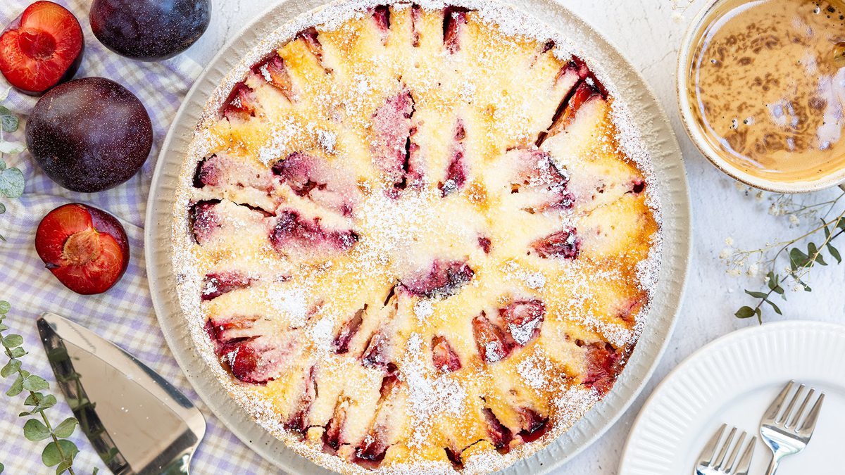 Pflaumenkuchen mit Schmand | Rezept