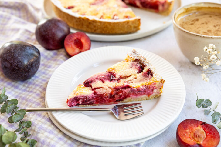 Pflaumenkuchen mit Schmand