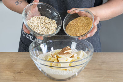 Streusel zubereiten