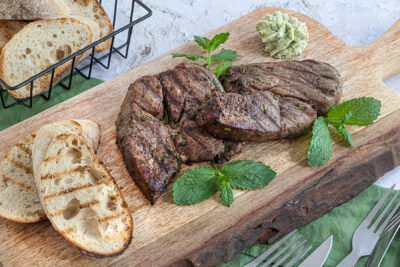 Reh vom Grill