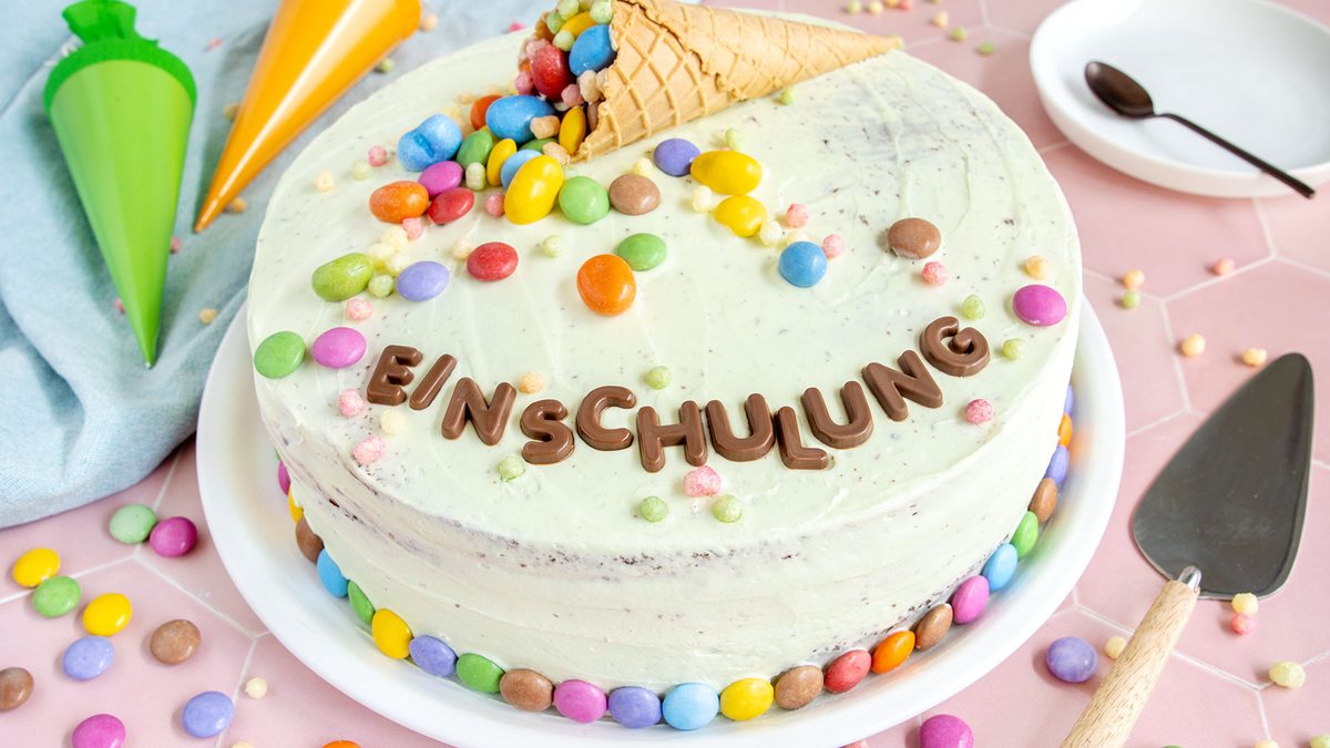 Schnelle Torte zur Einschulung