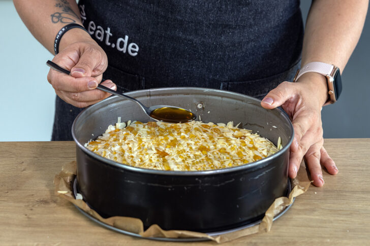 Honig drüber geben