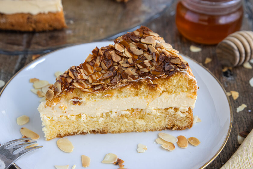 schneller Bienenstich mit Pudding