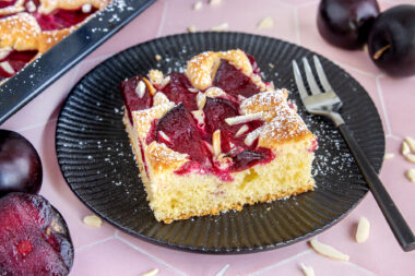 Schneller Pflaumenkuchen vom Blech