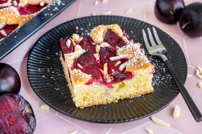 Schneller Pflaumenkuchen vom Blech