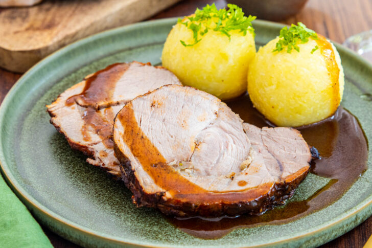 Spießbraten aus dem Backofen