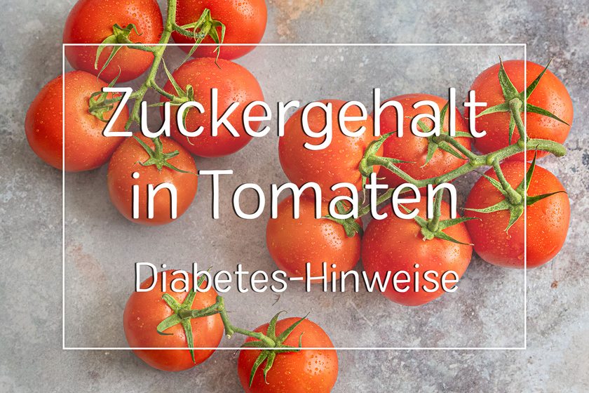 Kohlenhydrate in Tomaten - Diabeteshinweise Titel