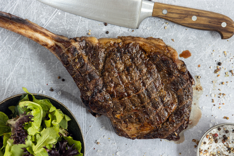 Tomahawk Steak aus dem Backofen