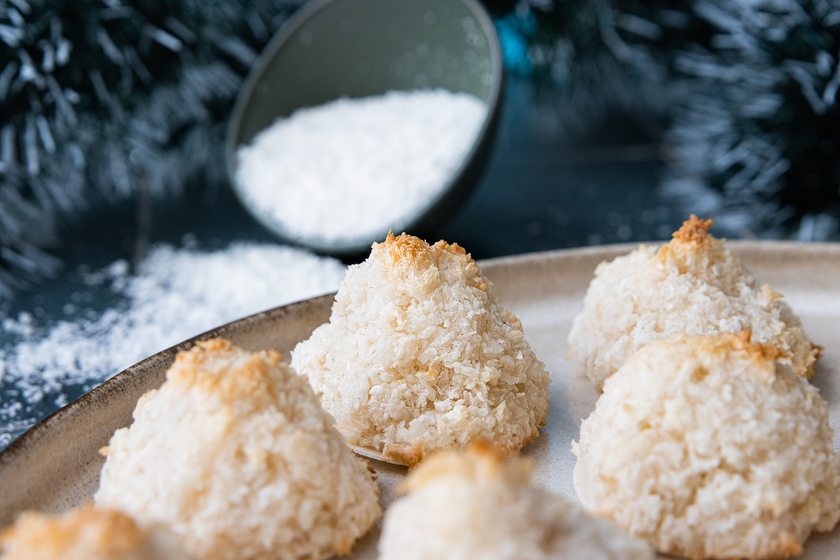 vegane Kokosmakronen