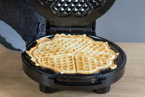 Waffeln im Waffeleisen