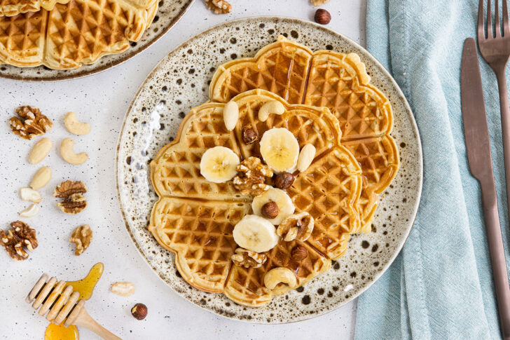 Waffelteig ohne Zucker
