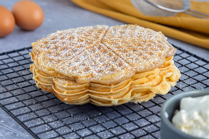 Waffelteig mit Quark