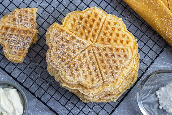 Waffelteig mit Quark