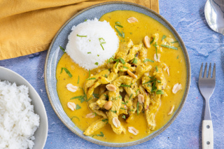 Curry Geschnetzeltes mit Kokosmilch