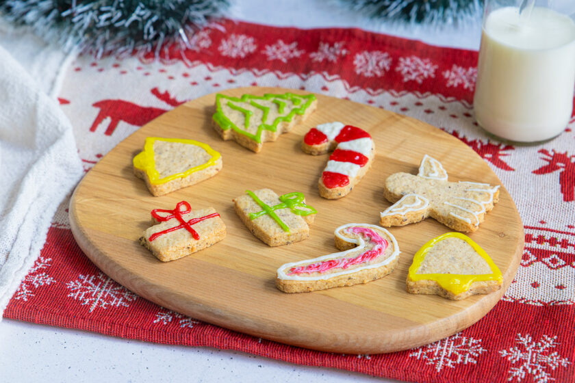 einfache Weihnachtsplätzchen