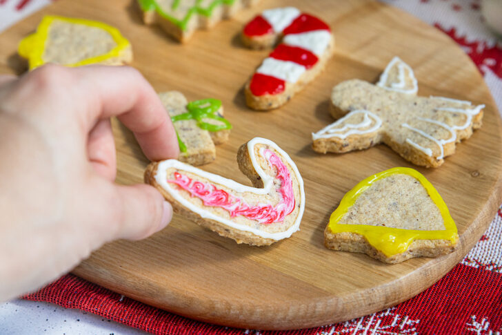 einfache Weihnachtsplätzchen