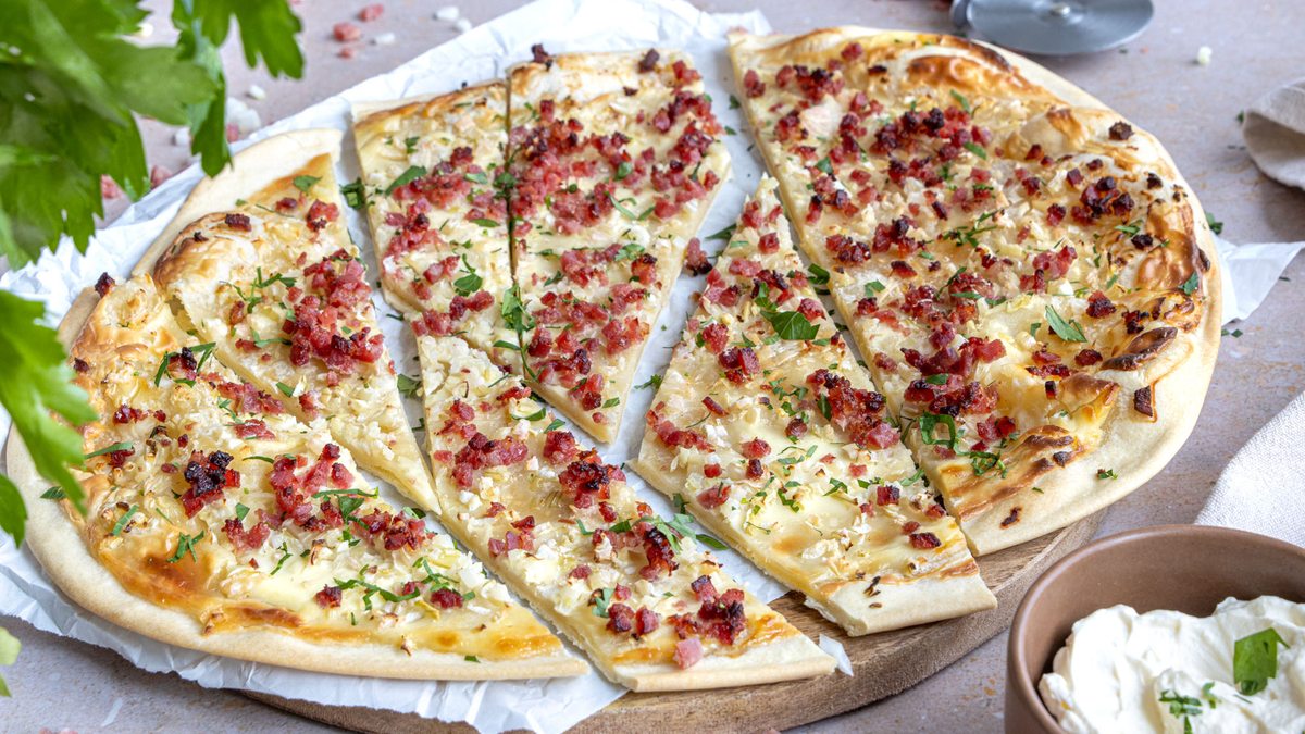 Original Elsässer Flammkuchen | Rezept