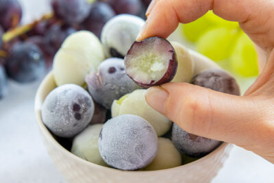 frozen grapes