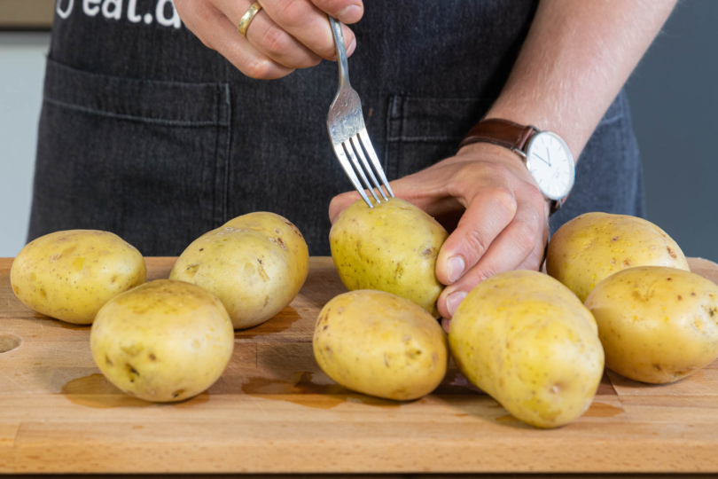 Kartoffeln einstechen