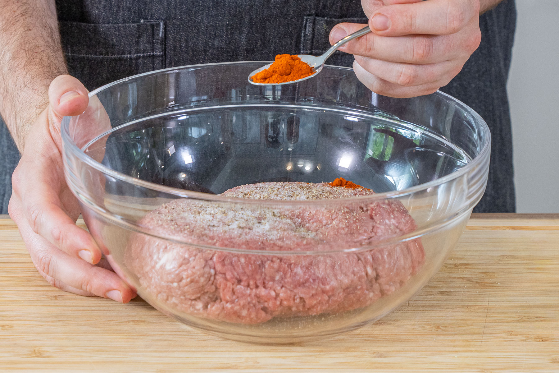 Hackbraten im Backofen