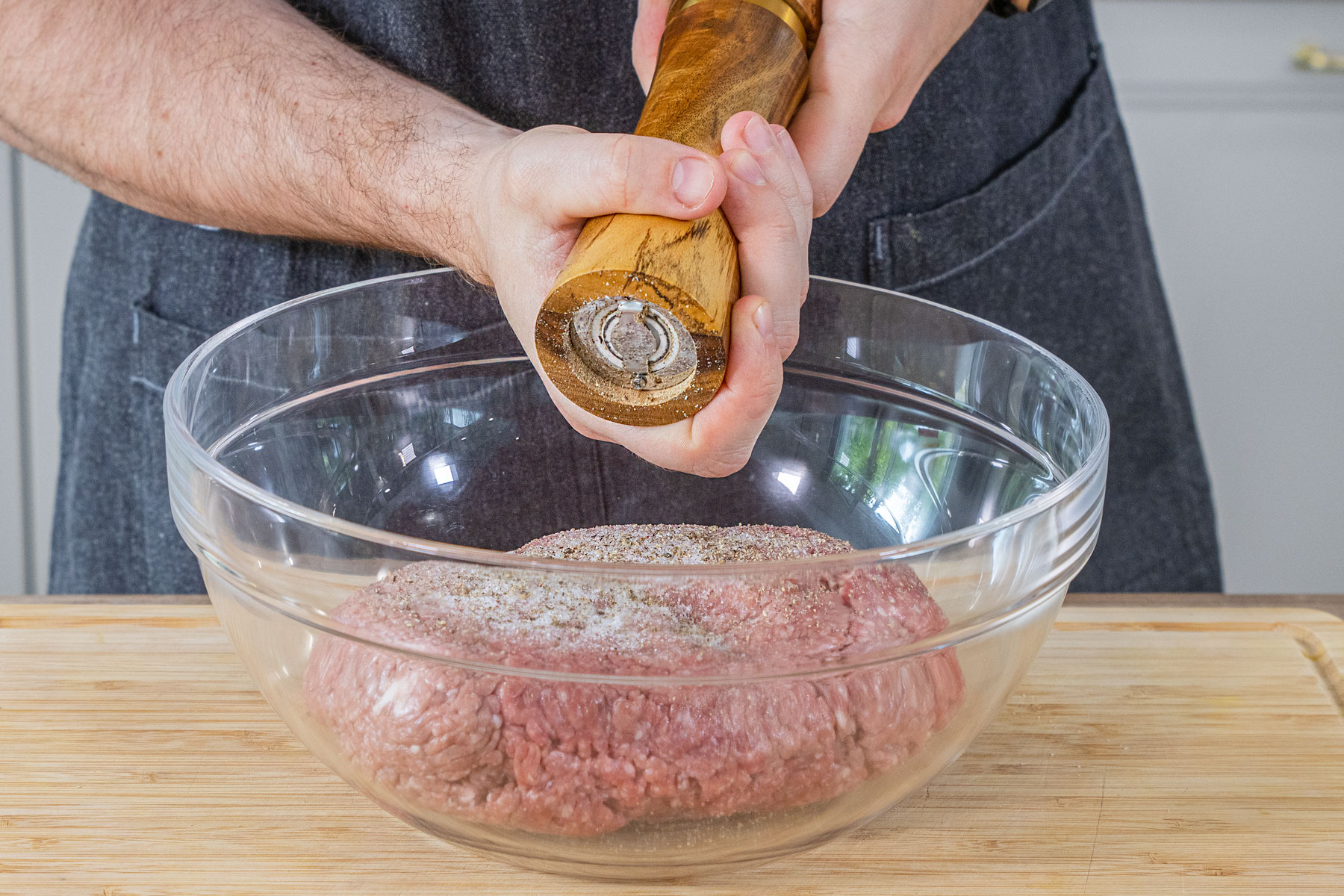 Hackbraten im Backofen