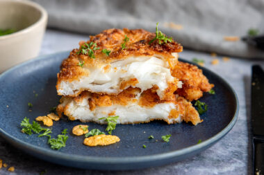 Kabeljau panieren mit Cornflakes Panade