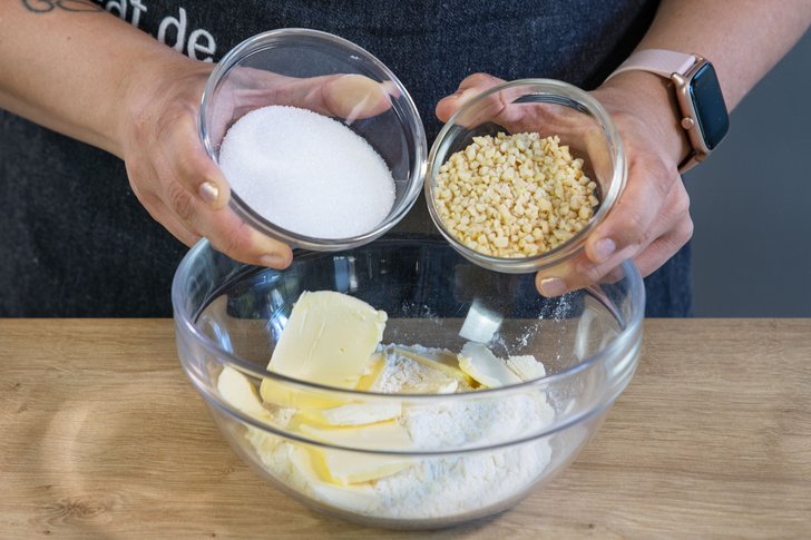 Teig für Streusel