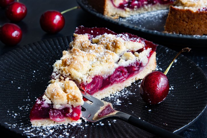Kirschkuchen mit Streusel