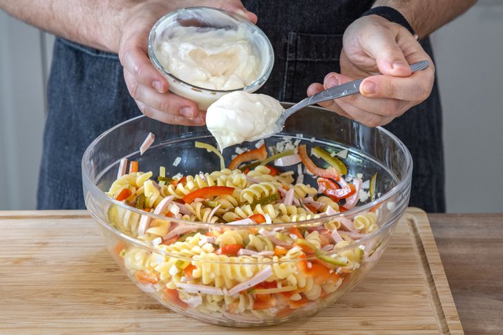 Mayonnaise unterrühren