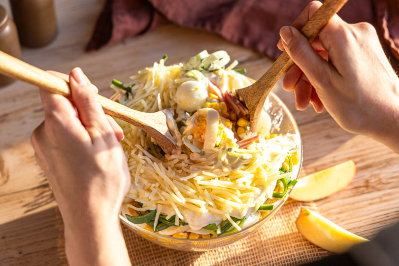 klassischer Schichtsalat