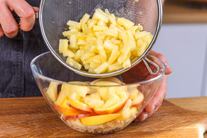 Ananas schichten