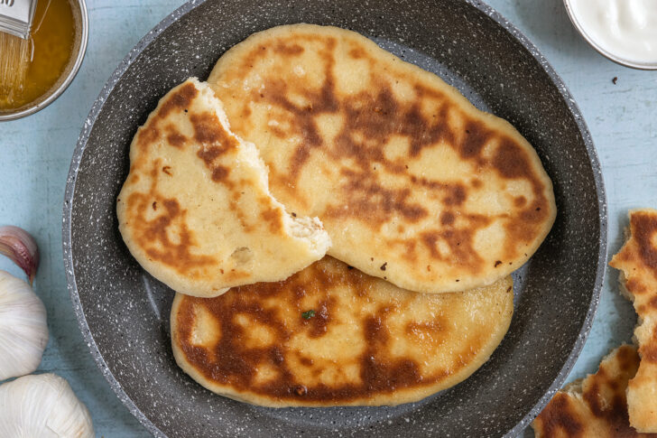 Knoblauch Naan